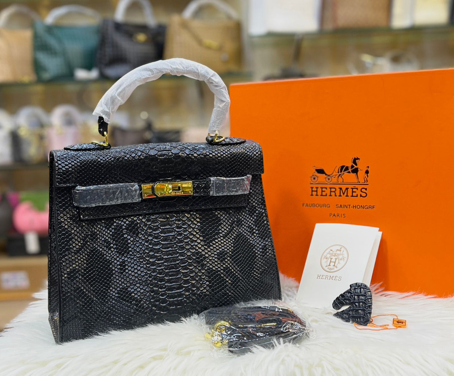 Hermès Kelly | Crocodile Palladium