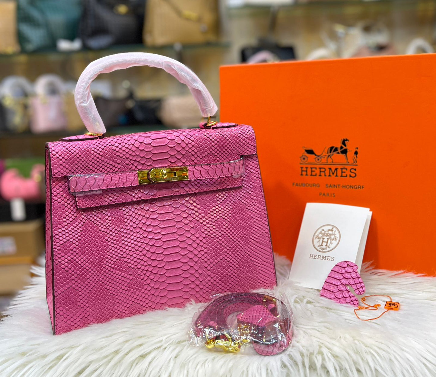 Hermès Kelly | Crocodile Palladium