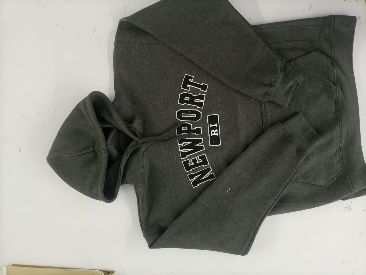 Newport RI Pullover Hoodie – Charcoal Grey